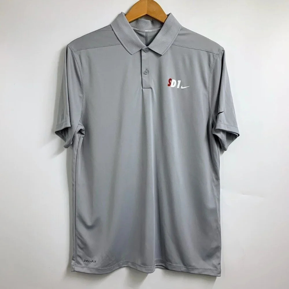 Nike Men's Victory Dri Fit SD1 Branded Short Sleeve Outdoor Stretch Polo Size M